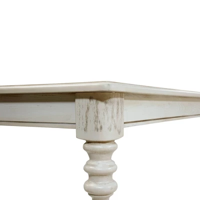 7pc Gordon Transitional Dining Set Antique White/Gray - HOMES: Inside + Out 6 7pc Gordon Transitional Dining Set Antique White/Gray - HOMES: Inside + Out - Image 4