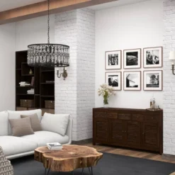 Rustic Wood Buffet Dark Brown - Olivia & May 33 Rustic Wood Buffet Dark Brown - Olivia & May -Dine Furniture GUEST 00e050ba 5a9a 4056 a3a5 f21b94928397