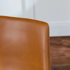 Set Of 2 Laslo Modern Upholstered Faux Leather Dining Chairs - Saracina Home -Dine Furniture GUEST 01a56aa2 de82 4035 962c cb49ef2b10bd