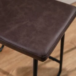 Set Of 2 Easton Saddle Counter Height Barstools Brown/Black - Acessentials -Dine Furniture GUEST 01c91361 8078 4f84 a0af 6114d202a866