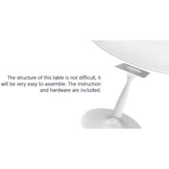 35.5'' Haven Round Top Pedestal Dining Table-The Pop Maison -Dine Furniture GUEST 02c2acee 8376 4dd7 9cc7 3574ae4b1691