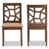 Set Of 2 Abilene Midcentury Fabric Upholstered And Walnut Finished Dining Chairs Brown - Baxton Studio -Dine Furniture GUEST 04af7386 ebd1 4510 b513 4ba2728f3b44