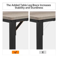 Yaheetech Industrial Counter Height Table Set For Dining Room 12 Yaheetech Industrial Counter Height Table Set For Dining Room -Dine Furniture GUEST 04ee27e6 e52b 432a 8ac9 815afc151d28