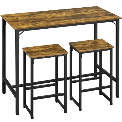 Yaheetech Industrial Counter Height Table Set For Dining Room 9 Yaheetech Industrial Counter Height Table Set For Dining Room - Image 7
