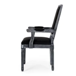 5pc Maria French Country Wood Expandable Dining Set Gray/Black - Christopher Knight Home -Dine Furniture GUEST 05b911c5 f4d6 432d b696 1533d353eb95