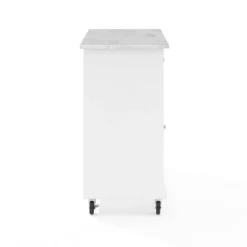 Avery Kitchen Island/Cart Distressed White/White Marble - Crosley 36 Avery Kitchen Island/Cart Distressed White/White Marble - Crosley -Dine Furniture GUEST 06ab723d 650e 43c9 8813 a3b32d4123b3