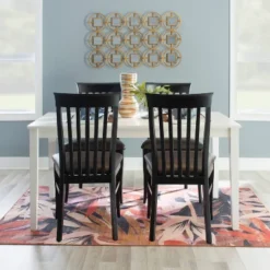 Set Of 2 Smythe Upholstered Chairs Black - Linon 19 Set Of 2 Smythe Upholstered Chairs Black - Linon -Dine Furniture GUEST 07353961 e5dd 4af9 aed9 0e6a9c210cb8