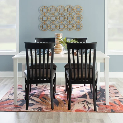 Set Of 2 Smythe Upholstered Chairs Black - Linon 10 Set Of 2 Smythe Upholstered Chairs Black - Linon - Image 8