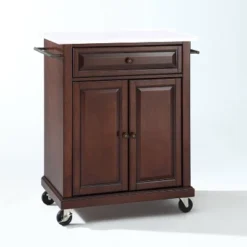 Compact Granite Top Kitchen Cart - Crosley -Dine Furniture GUEST 07a780e8 582a 4d45 8229 4fe4e8573d91