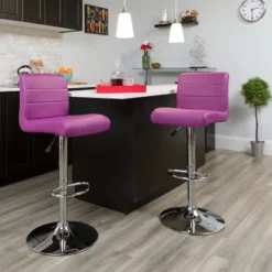 Emma And Oliver Swivel Rolled Seat Adjustable Height Barstool With Chrome Base 28 Emma And Oliver Swivel Rolled Seat Adjustable Height Barstool With Chrome Base -Dine Furniture GUEST 0870c881 dc6a 453a 994a af287c318005