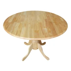 42" Mason Round Dual Drop Leaf Dining Table - International Concepts -Dine Furniture GUEST 092703f3 ca71 4f51 abc0 f60eeaa4052d