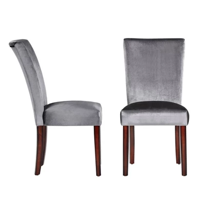 Set Of 2 Quinby Upholstered Parson Dining Chairs - Inspire Q 3 Set Of 2 Quinby Upholstered Parson Dining Chairs - Inspire Q