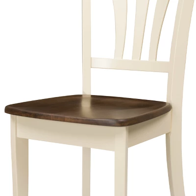 Set Of 2 Dining Chairs Cream - CorLiving 6 Set Of 2 Dining Chairs Cream - CorLiving - Image 4
