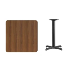 Emma And Oliver 30" Square Laminate Table Top With 22"x22" Table Height Base -Dine Furniture GUEST 0a26ef0d da5c 4ed1 a2ef d331ff8ed6a7