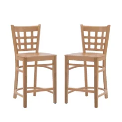 Set Of 2 Lola Counter Height Barstools - Linon -Dine Furniture GUEST 0b6944ce 8485 4dfe a6ee 1b789999e42b