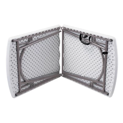 30"x72" Heavy Duty Fold In Half Table Speckled Gray - Hampden Furnishings 5 30"x72" Heavy Duty Fold In Half Table Speckled Gray - Hampden Furnishings - Image 3