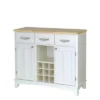 Hutch-Style Buffet Wood/White/Natural - Home Styles -Dine Furniture GUEST 0cf2334c c709 456b 96c4 cc78a5d9848e