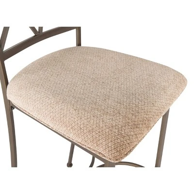 3pc Carter Pub Dining Set Metal/Tan/Cherry - Powell Company 13 3pc Carter Pub Dining Set Metal/Tan/Cherry - Powell Company - Image 11