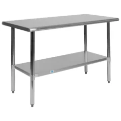 Flash Furniture Stainless Steel 18 Gauge Prep And Work Table With Undershelf - NSF Certified 21 Flash Furniture Stainless Steel 18 Gauge Prep And Work Table With Undershelf - NSF Certified -Dine Furniture GUEST 0fcfb79e 0c10 4595 bc60 800366d2322f