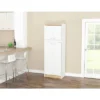 4 Doors Kitchen Storage Cabinet White/Oak - Inval
