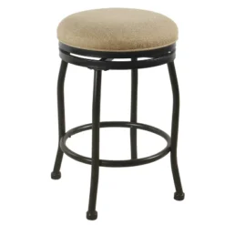 24" Swivel Counter Height Barstool With Metal Legs - HomePop -Dine Furniture GUEST 11dfbb41 ce23 4172 959d b69e817a6387