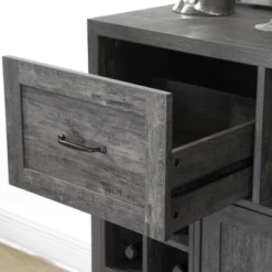 FC Design 52"W Sideboard Storage Cabinet With Wine Racks, Storage Cabinets, Drawer, Large Dining Server Cupboard Buffet Table -Dine Furniture GUEST 1312d29d 958f 40fa 9526 61020cdfe455