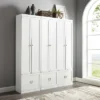 3pc Harper Entryway Pantry Closets White - Crosley -Dine Furniture GUEST 134fa1a3 46c5 484a 8a3e 81b12d3e84fd