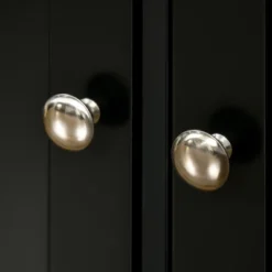 HOMCOM Modern Sideboard With Rubberwood Top, Buffet Cabinet With Storage Cabinets, Drawers And Adjustable Shelves For Living Room, Kitchen, Black -Dine Furniture GUEST 13e50774 273c 4cff 838b b10d930890d4