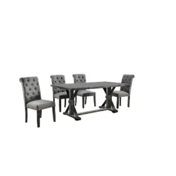 5pc Hepburn Dining Set - HOMES: Inside + Out -Dine Furniture GUEST 141669cb e45b 4557 b899 dd17ef778cf9