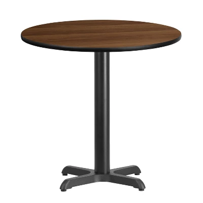 Emma And Oliver 30" Round Laminate Table Top With 22"x22" Table Height Base 6 Emma And Oliver 30" Round Laminate Table Top With 22"x22" Table Height Base - Image 4