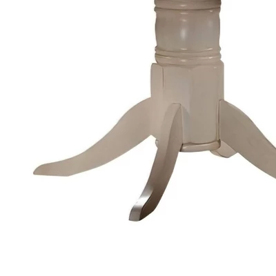 45" Dylan Dining Table Buttermilk/Oak - Acme Furniture 4 45" Dylan Dining Table Buttermilk/Oak - Acme Furniture - Image 2