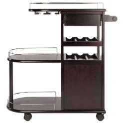 Jimmy Entertainment Cart Dark Espresso - Winsome -Dine Furniture GUEST 185bc114 79c7 4f76 81cb f22dfe4a3ef1