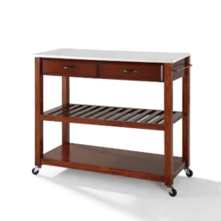 Granite Top Kitchen Prep Cart - Crosley -Dine Furniture GUEST 191f0cc9 2bcd 49ee aa25 31049e01dc07