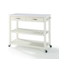 Granite Top Kitchen Prep Cart - Crosley -Dine Furniture GUEST 19a8009a 2ff2 46ff 9b14 cc75edbf0620