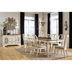 Realyn Rectangular Extendable Dining Table Chipped White - Signature Design By Ashley 18 Realyn Rectangular Extendable Dining Table Chipped White - Signature Design By Ashley -Dine Furniture GUEST 1a971fa9 fb8e 4483 8724 0769bdce17cf