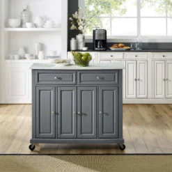 Avery Kitchen Cart Gray - Crosley -Dine Furniture GUEST 1ae36d88 2fde 406d b50e 8f986d2ce3e5