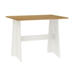 Cottonwood Wood L - Shaped Dining Nook White/Honey - Hillsdale Furniture -Dine Furniture GUEST 1b2b80f4 2e1a 4169 9424 761b51035f62