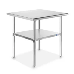 GRIDMANN Stainless Steel Tables With Undershelf, NSF Commercial Kitchen Work & Prep Tables For Restaurant And Home -Dine Furniture GUEST 1b8f8183 15a8 4b65 a517 65f479c0b12b