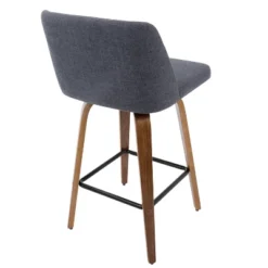 Set Of 2 Toriano Mid-Century Modern Counter Height Barstool - LumiSource -Dine Furniture GUEST 1c0928b7 68f5 48bd b902 4ae259725a37