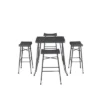5pc Gilbert Pub Dining Set Gray - Boraam -Dine Furniture GUEST 1c49c4b3 fa84 453e a51d 5d46f9398960
