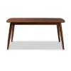 Edna Wood Dining Table Walnut - Baxton Studio -Dine Furniture GUEST 1da7b6bd d7ed 48b5 9c15 2a12f23f2853