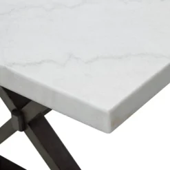 Landon Marble Dining Table White - Picket House Furnishings -Dine Furniture GUEST 1db0abed a838 49fa adef 41f2040407af