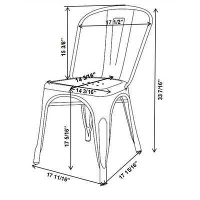 Carlisle High Back Dining Chair - Threshold 9 Carlisle High Back Dining Chair - Threshold - Image 7