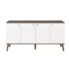 Milo Mid-Century Modern 4 Door Buffet Server - Prepac -Dine Furniture GUEST 1ea15504 5f27 411a 8ccd e3fce9267f2e