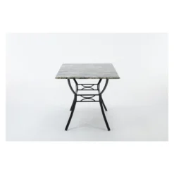 Bastian Dining Table Gray & Marble - Boraam 25 Bastian Dining Table Gray & Marble - Boraam -Dine Furniture GUEST 1ec6d88a cc3c 49cf bb33 fb8026594f56