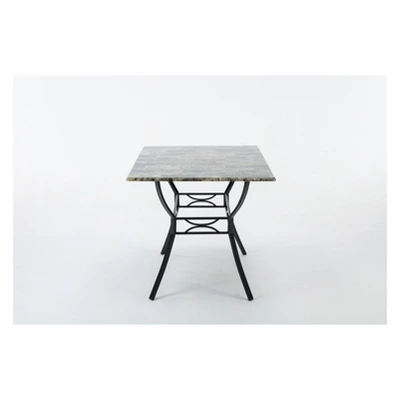 Bastian Dining Table Gray & Marble - Boraam 14 Bastian Dining Table Gray & Marble - Boraam - Image 12