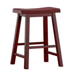 Set Of 2 24" Chimney Hill Saddle Counter Height Barstool - Inspire Q 16 Set Of 2 24" Chimney Hill Saddle Counter Height Barstool - Inspire Q -Dine Furniture GUEST 202ea591 c0eb 4dca b26f df5c6feedf80