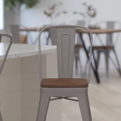 Merrick Lane Metal Dining Stool With Curved Slatted Back And Textured Wood Seat 28 Merrick Lane Metal Dining Stool With Curved Slatted Back And Textured Wood Seat -Dine Furniture GUEST 2155c56d 5f1a 4293 9713 3186194925a8