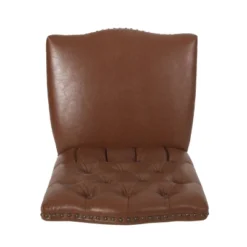 2pk Shylo Contemporary Faux Leather Dining Chairs - Christopher Knight Home -Dine Furniture GUEST 21f6b7f0 970b 447c b8dc d0ee2d591eb1