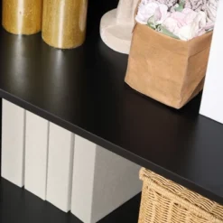 HOMCOM Kitchen Cabinet, Storage Cabinet, Sideboard Floor Accent Cabinet W/ 2 Glass Doors, Drawer, Adjustable Shelves For Living Room Entryway, Black 11 HOMCOM Kitchen Cabinet, Storage Cabinet, Sideboard Floor Accent Cabinet W/ 2 Glass Doors, Drawer, Adjustable Shelves For Living Room Entryway, Black -Dine Furniture GUEST 2372e675 566f 475f 92b5 b74604b04b3f